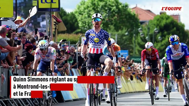 Quinn Simmons remporte la 4e étape du Tour Auvergne-Rhône-Alpes en réglant ses compagnons d'échappée - Cyclisme - Tour Auvergne-Rhône-Alpes