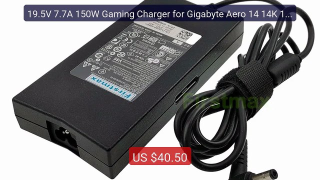 19.5V 7.7A 150W Gaming Charger for Gigabyte Aero 14 14K 15 ... Top Pick 2026 | Unbeatable Price!