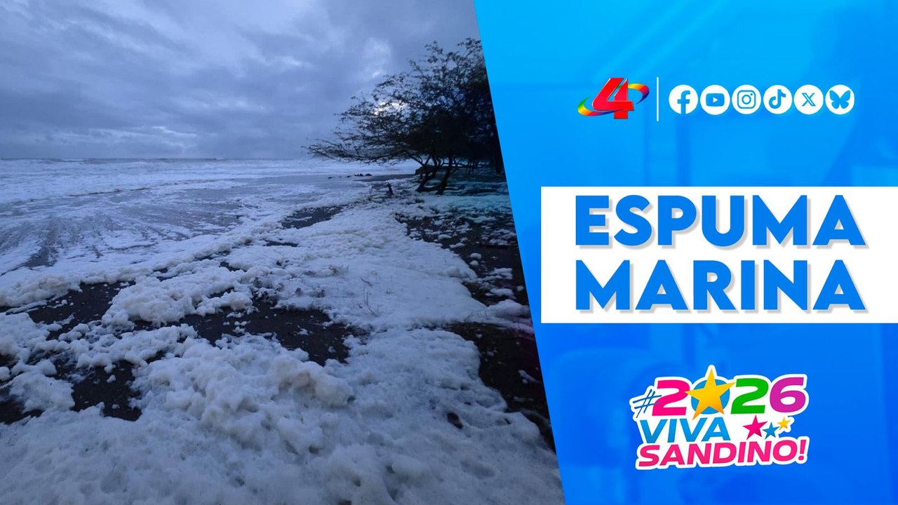 🚨 ¿Es peligroso? INETER aclara el fenómeno de la espuma marina en Rivas