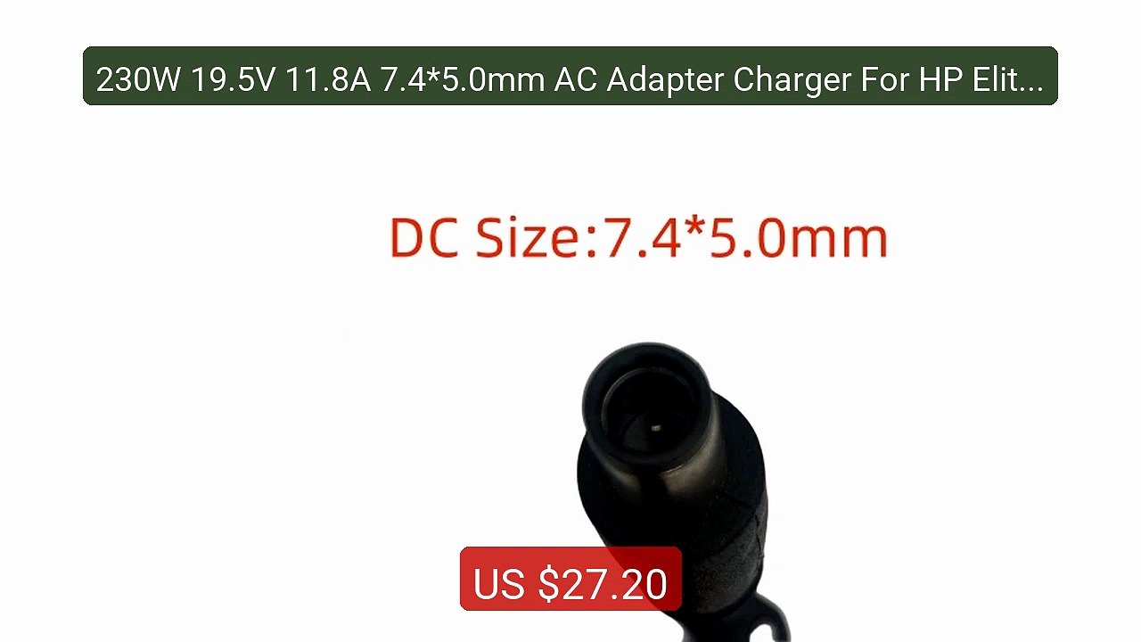 230W 19.5V 11.8A 7.4*5.0mm AC Adapter Charger For HP EliteBook 8740... -- Top Rated 2026 | Buy Now!