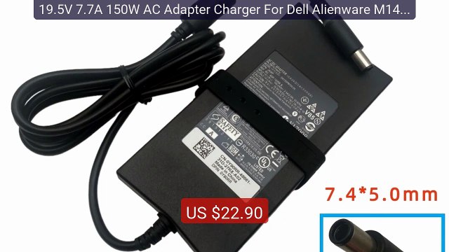 19.5V 7.7A 150W AC Adapter Charger For Dell Alienware M14X R2 ... Best Buy 2026 | Great Quality!