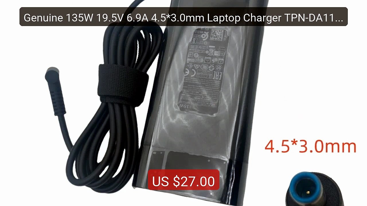 Genuine 135W 19.5V 6.9A 4.5*3.0mm Laptop Charger TPN-DA11  Fo... -- Amazing Value 2026 | Must Have!