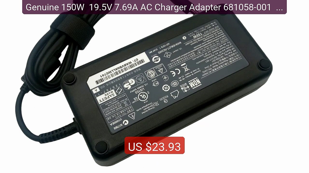 Genuine 150W  19.5V 7.69A AC Charger Adapter 681058-001  For H... -- Best Buy 2026 | Great Quality!