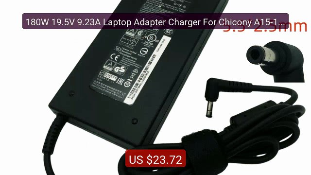 180W 19.5V 9.23A Laptop Adapter Charger For Chicony A15-180P1A Msi... Best Deal 2026 | Shop Now!