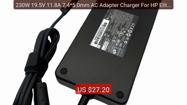 230W 19.5V 11.8A 7.4*5.0mm AC Adapter Charger For HP EliteBoo... Amazing Value 2026 | Must Have!