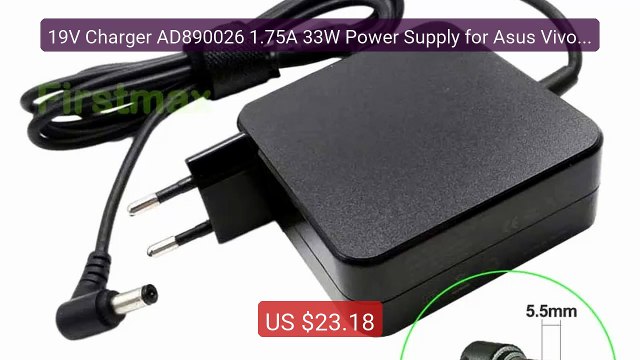 19V Charger AD890026 1.75A 33W Power Supply for Asus VivoBo... Top Pick 2026 | Unbeatable Price!