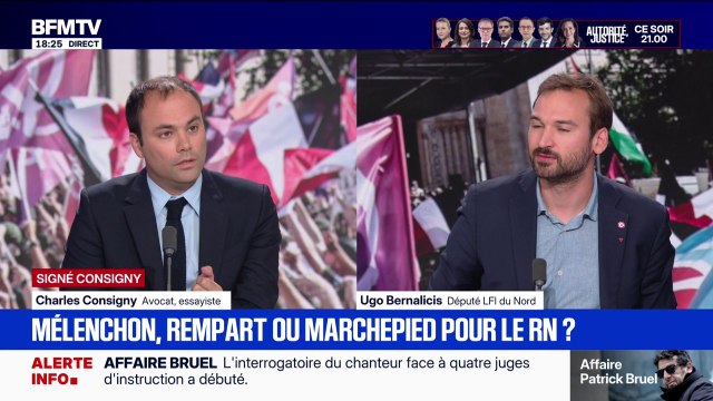 SIGNÉ CONSIGNY - 2027: S'il y a un candidat contre lequel Jordan Bardella (RN) est à peu près certain de gagner, c'est Jean-Luc Mélenchon (LFI), estime Charles Consigny
