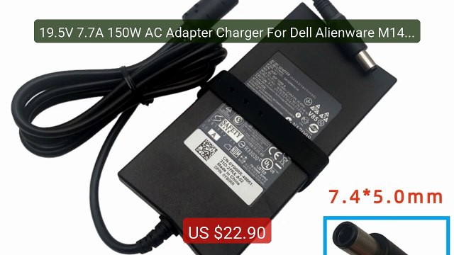 19.5V 7.7A 150W AC Adapter Charger For Dell Alienware M14X R2 ... Hot Deal 2026 | Limited Offer!