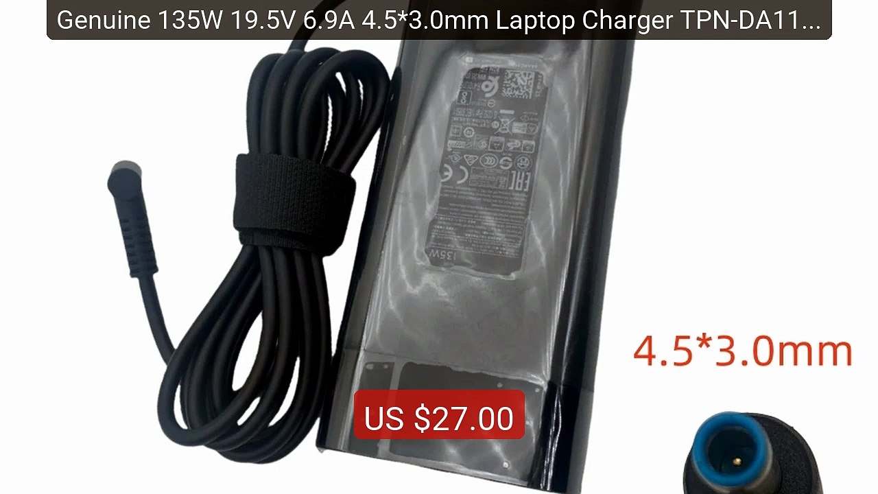 Genuine 135W 19.5V 6.9A 4.5*3.0mm Laptop Charger TPN-DA11  For HP O... -- Top Rated 2026 | Buy Now!