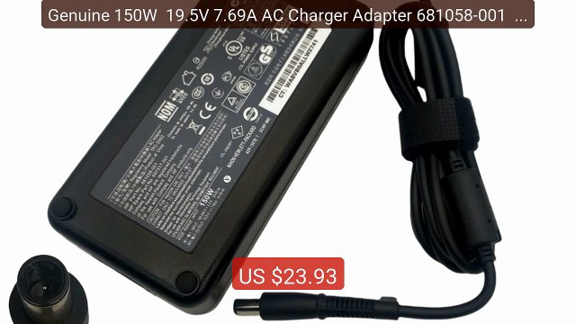 Genuine 150W 19.5V 7.69A AC Charger Adapter 681058-001 For ... Amazing Value 2026 | Must Have!