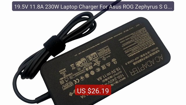 19.5V 11.8A 230W Laptop Charger For Asus ROG Zephyrus S GX701GX GX... Best Deal 2026 | Shop Now!