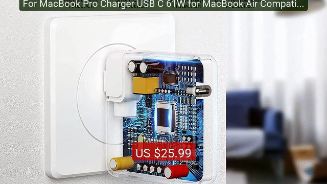 For MacBook Pro Charger USB C 61W for MacBook Air Compatible w... Hot Deal 2026 | Limited Offer!