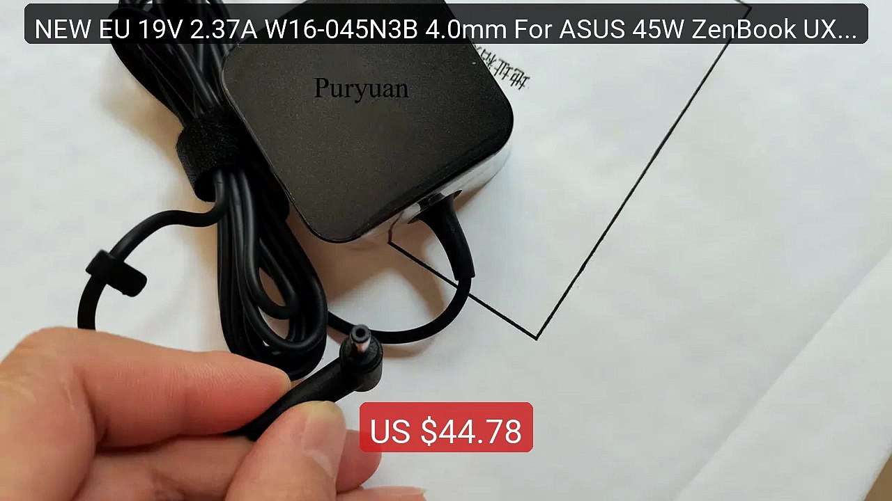 NEW EU 19V 2.37A W16-045N3B 4.0mm For ASUS 45W ZenBook UX431FN-IH7... -- Best Deal 2026 | Shop Now!