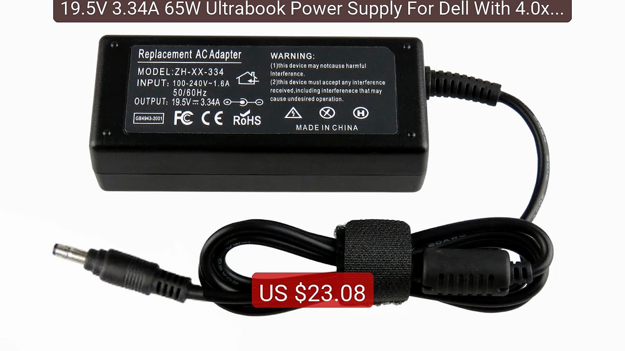 19.5V 3.34A 65W Ultrabook Power Supply For Dell With 4.0x1.7mm Bul... -- Best Deal 2026 | Shop Now!