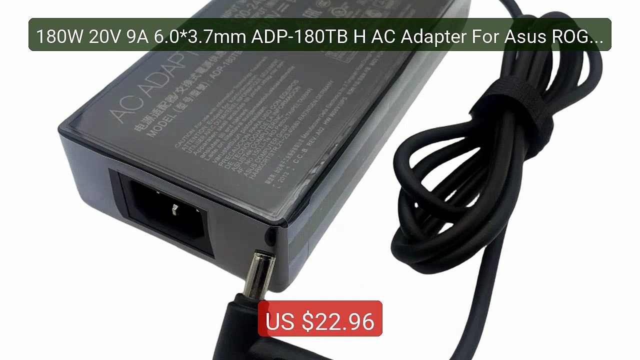 180W 20V 9A 6.0*3.7mm ADP-180TB H AC Adapter For Asus ROG Zephyrus... -- Best Deal 2026 | Shop Now!
