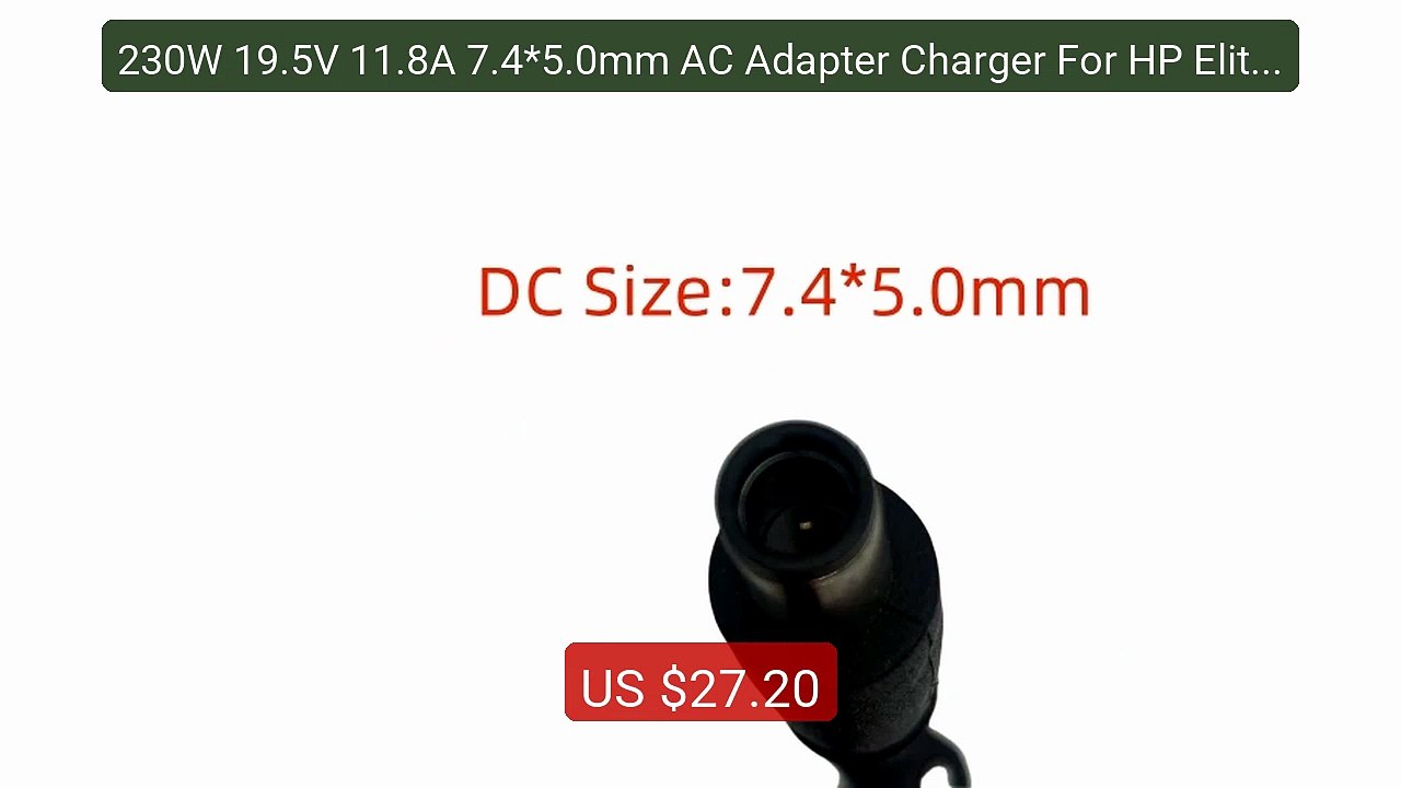 230W 19.5V 11.8A 7.4*5.0mm AC Adapter Charger For HP EliteB... -- Top Pick 2026 | Unbeatable Price!