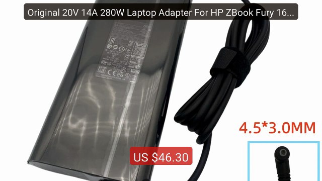 Original 20V 14A 280W Laptop Adapter For HP ZBook Fury 16 G8 G9 G10... Top Rated 2026 | Buy Now!