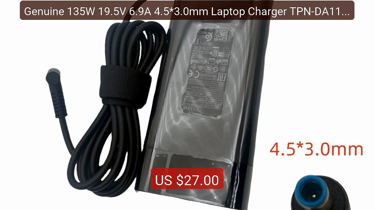 Genuine 135W 19.5V 6.9A 4.5*3.0mm Laptop Charger TPN-DA11  Fo... -- Amazing Value 2026 | Must Have!