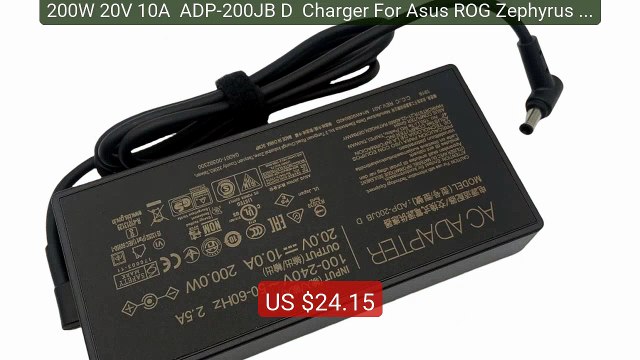 200W 20V 10A ADP-200JB D Charger For Asus ROG Zephyrus G15 ... Amazing Value 2026 | Must Have!