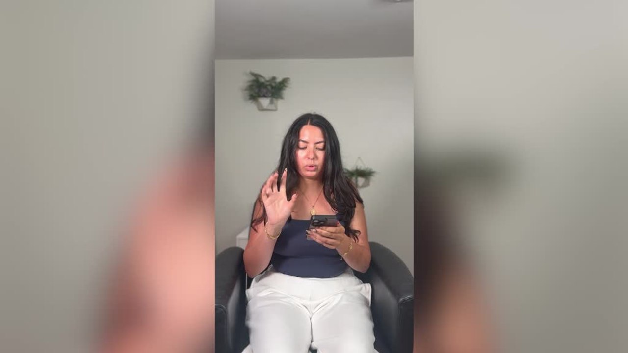 Ring Light Falls on Makeup Model