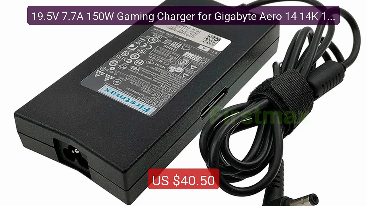 19.5V 7.7A 150W Gaming Charger for Gigabyte Aero 14 14K 15 15W 15W ... -- Top Rated 2026 | Buy Now!