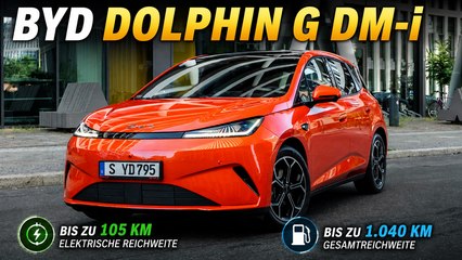 2026 BYD Dolphin G DM-i: Bis zu 105 km elektrisch im Kleinwagen