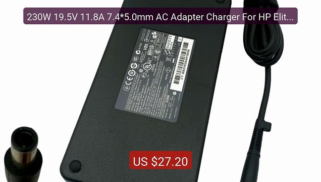230W 19.5V 11.8A 7.4*5.0mm AC Adapter Charger For HP EliteBook 874... Best Deal 2026 | Shop Now!