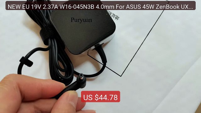 NEW EU 19V 2.37A W16-045N3B 4.0mm For ASUS 45W ZenBook UX431FN-IH7... Best Deal 2026 | Shop Now!