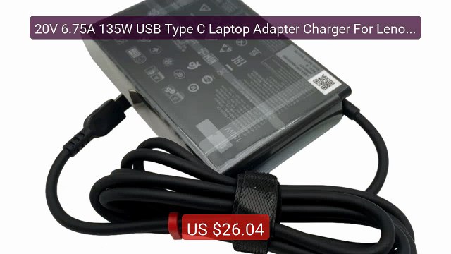 20V 6.75A 135W USB Type C Laptop Adapter Charger For Lenovo ThinkP... Best Deal 2026 | Shop Now!