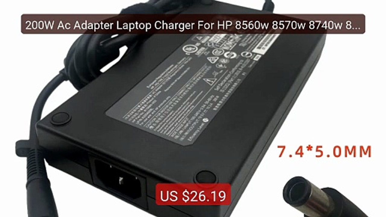 200W Ac Adapter Laptop Charger For HP 8560w 8570w 8740w 8760w 8770... -- Best Deal 2026 | Shop Now!