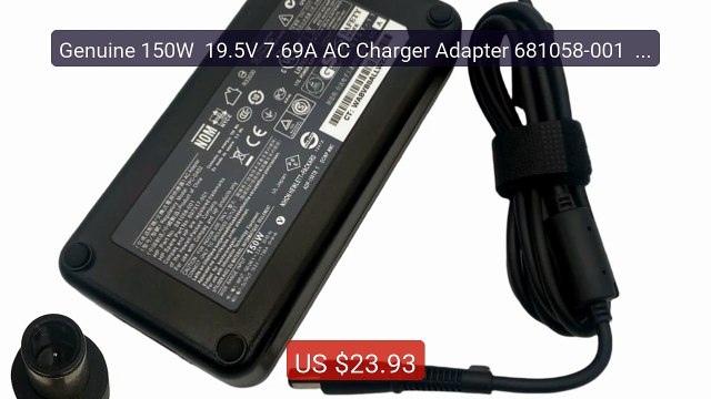 Genuine 150W 19.5V 7.69A AC Charger Adapter 681058-001 For H... Hot Deal 2026 | Limited Offer!
