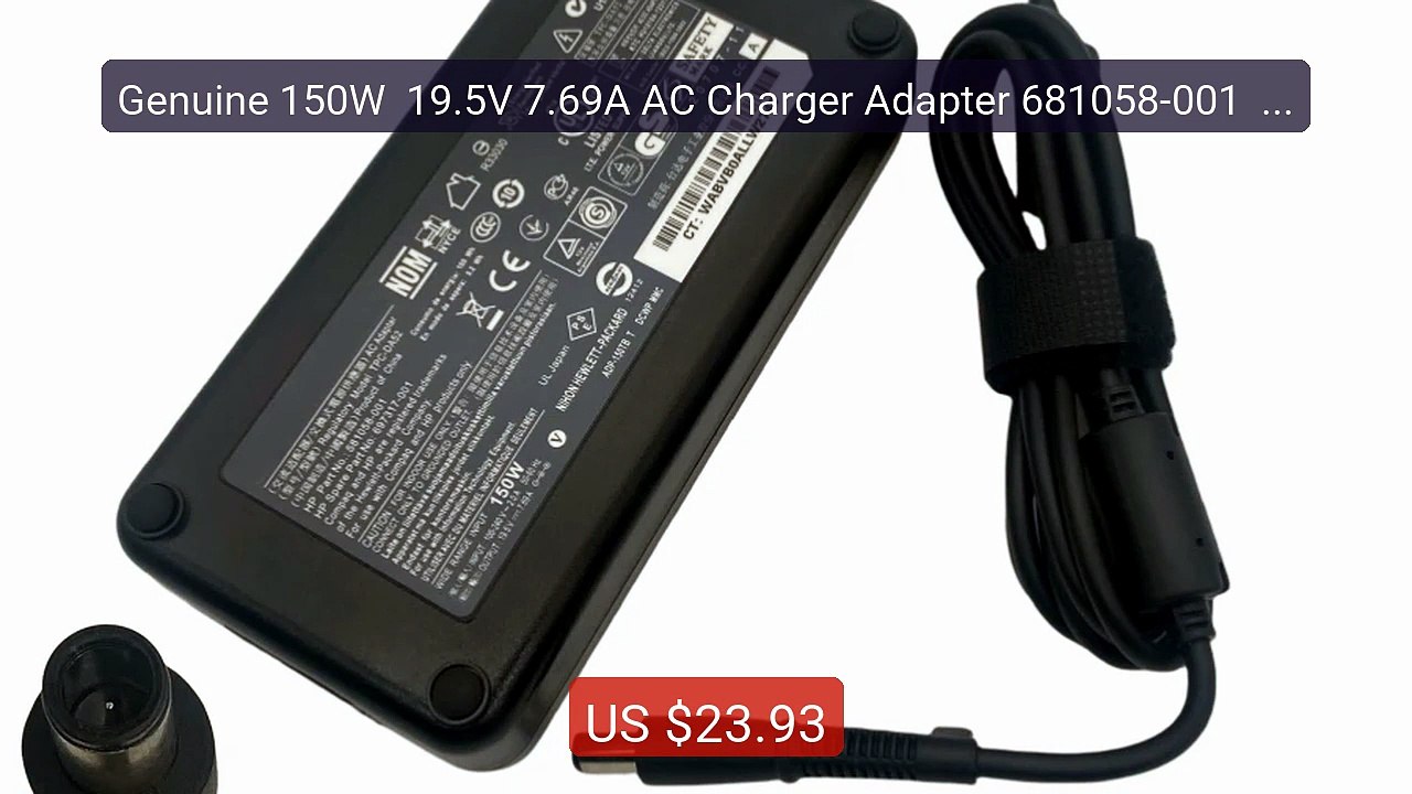 Genuine 150W  19.5V 7.69A AC Charger Adapter 681058-001  For H... -- Hot Deal 2026 | Limited Offer!