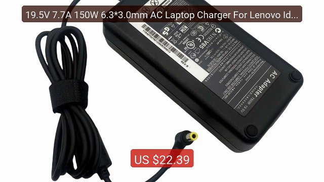 19.5V 7.7A 150W 6.3*3.0mm AC Laptop Charger For Lenovo IdeaCen... Best Buy 2026 | Great Quality!