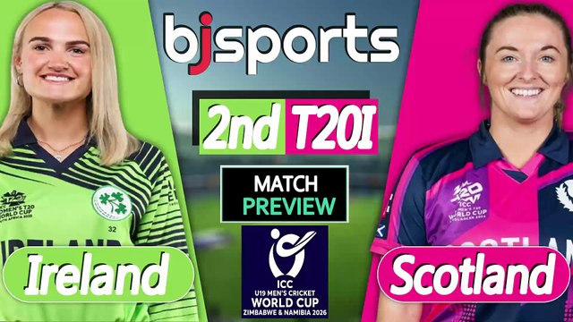 Women's T20 World Cup 2026 | Scotland Women vs Ireland Women 2nd T20I Match Preview