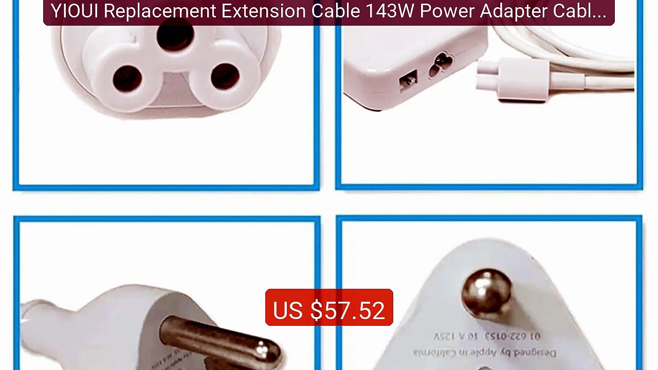 YIOUI Replacement Extension Cable 143W Power Adapter Cable for... -- Best Buy 2026 | Great Quality!