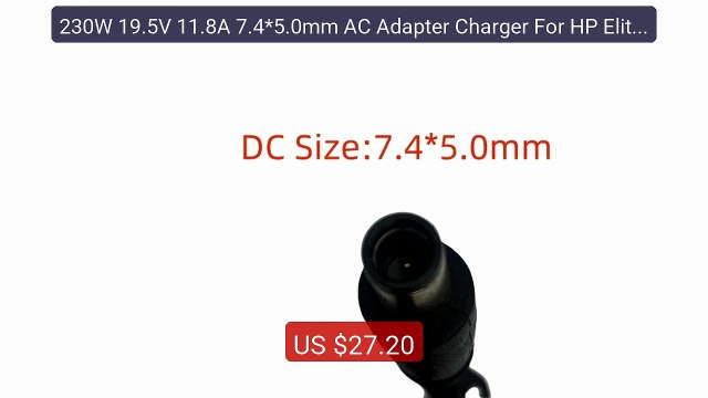 230W 19.5V 11.8A 7.4*5.0mm AC Adapter Charger For HP EliteBook... Hot Deal 2026 | Limited Offer!