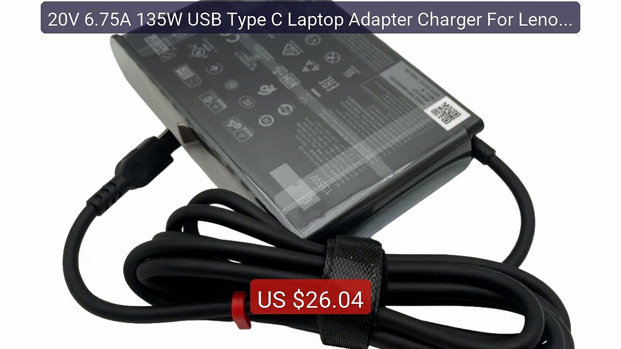 20V 6.75A 135W USB Type C Laptop Adapter Charger For Lenovo Th... -- Hot Deal 2026 | Limited Offer!