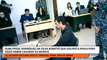 ALBA POSSE RODRÍGUEZ DA SILVA ADMITIÓ QUE GOLPEÓ A AYALA PERO NEGÓ HABER CAUSADO