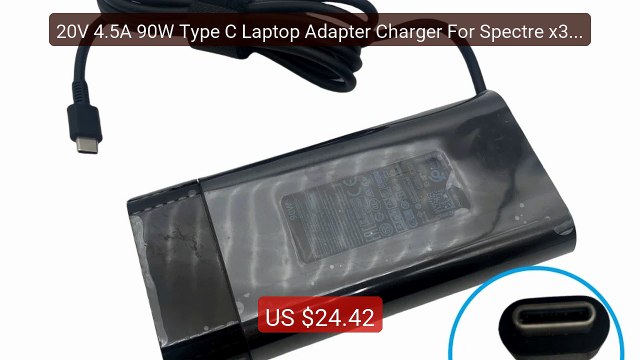 20V 4.5A 90W Type C Laptop Adapter Charger For Spectre x360... Top Pick 2026 | Unbeatable Price!