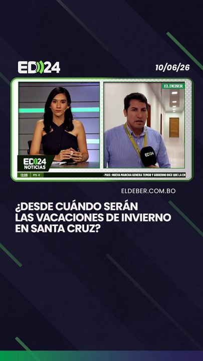 ¿Desde cuándo serán las vacaciones de invierno en Santa Cruz?