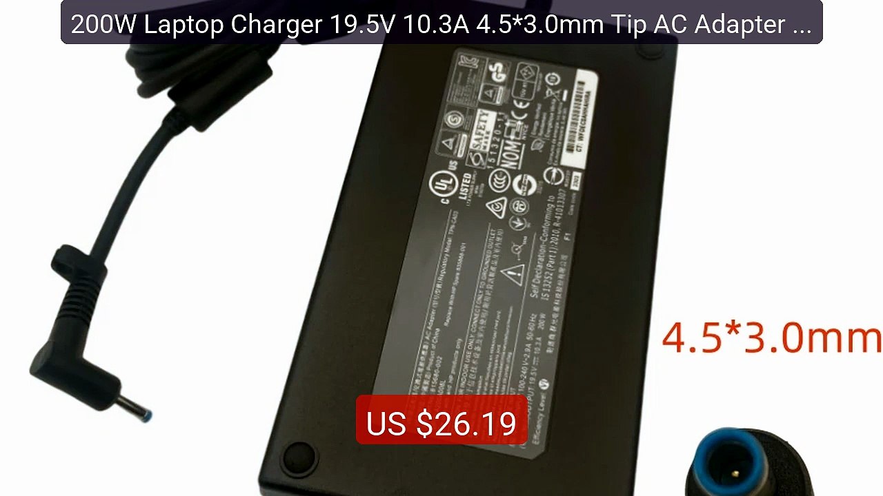 200W Laptop Charger 19.5V 10.3A 4.5*3.0mm Tip AC Adapter For HP OM... -- Best Deal 2026 | Shop Now!