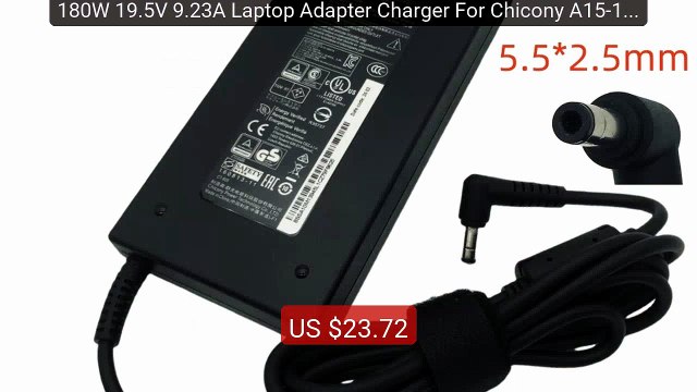 180W 19.5V 9.23A Laptop Adapter Charger For Chicony A15-180P1A Msi... Best Deal 2026 | Shop Now!