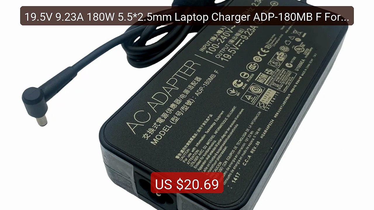 19.5V 9.23A 180W 5.5*2.5mm Laptop Charger ADP-180MB F For Asus... -- Hot Deal 2026 | Limited Offer!