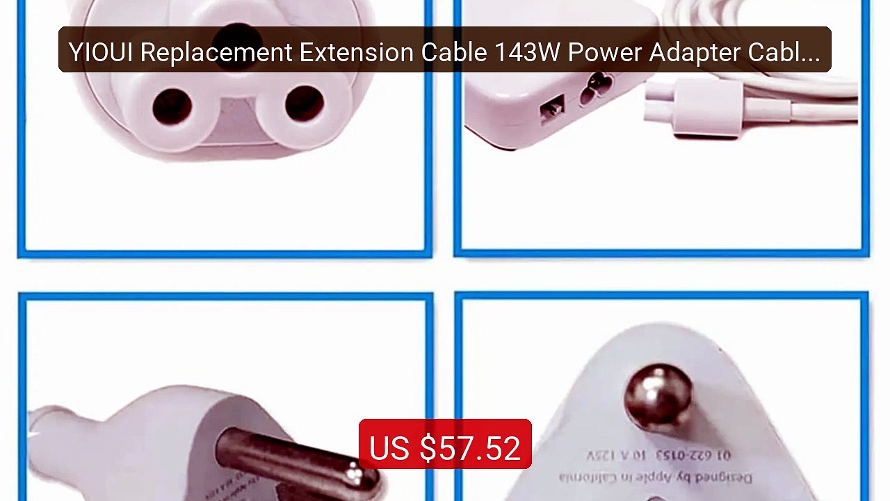YIOUI Replacement Extension Cable 143W Power Adapter Cable for Appl... -- Top Rated 2026 | Buy Now!