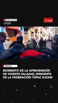 Aprehenden a Vicente Salazar, dirigente de la Federación Túpac Katari