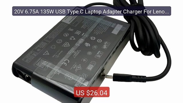 20V 6.75A 135W USB Type C Laptop Adapter Charger For Lenovo... Top Pick 2026 | Unbeatable Price!