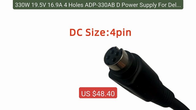 330W 19.5V 16.9A 4 Holes ADP-330AB D Power Supply For Delta M... Amazing Value 2026 | Must Have!