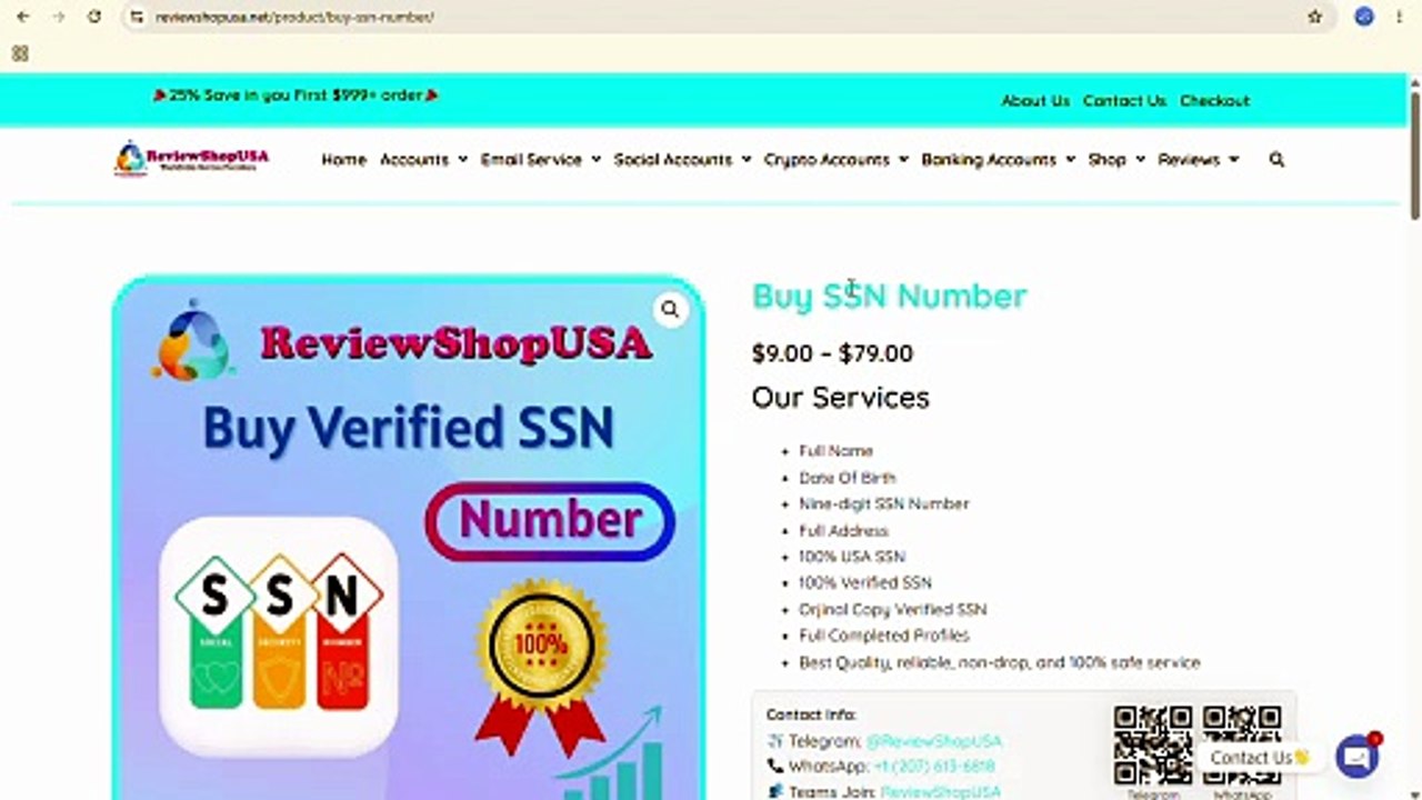 The 8 Top Selling Platforms to Buy SSN Number Right Now