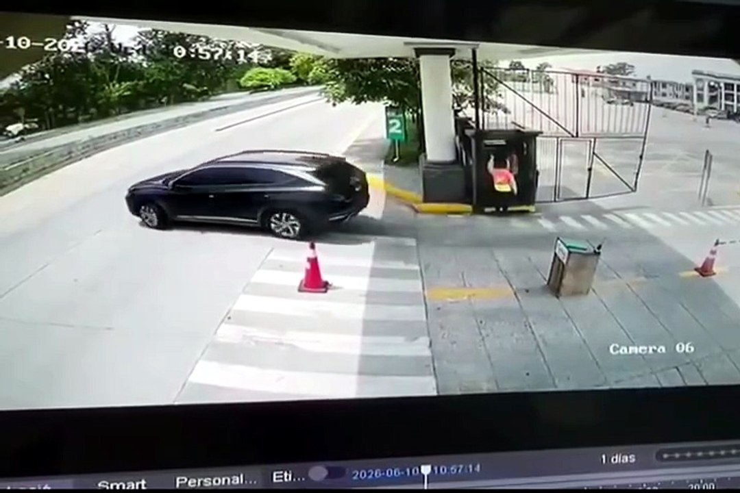 Video muestra accidente en San Pedro Sula