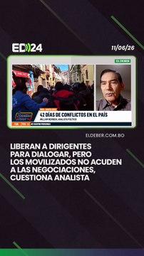 Liberan a dirigentes para dialogar, pero los movilizados no acuden a las negociaciones, cuestiona analista